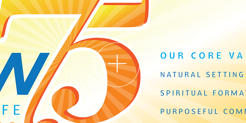 Camp DeWolfe 75th Anniversary Signage