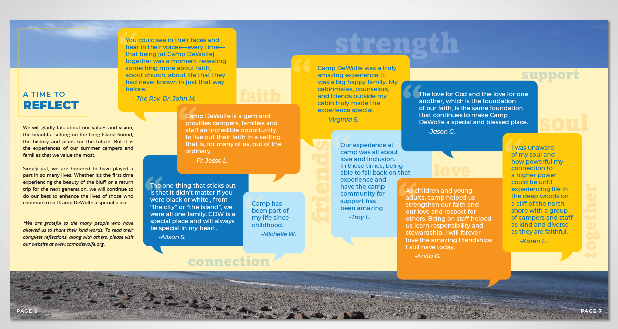 Camp DeWolfe 75th Anniversary Brochure