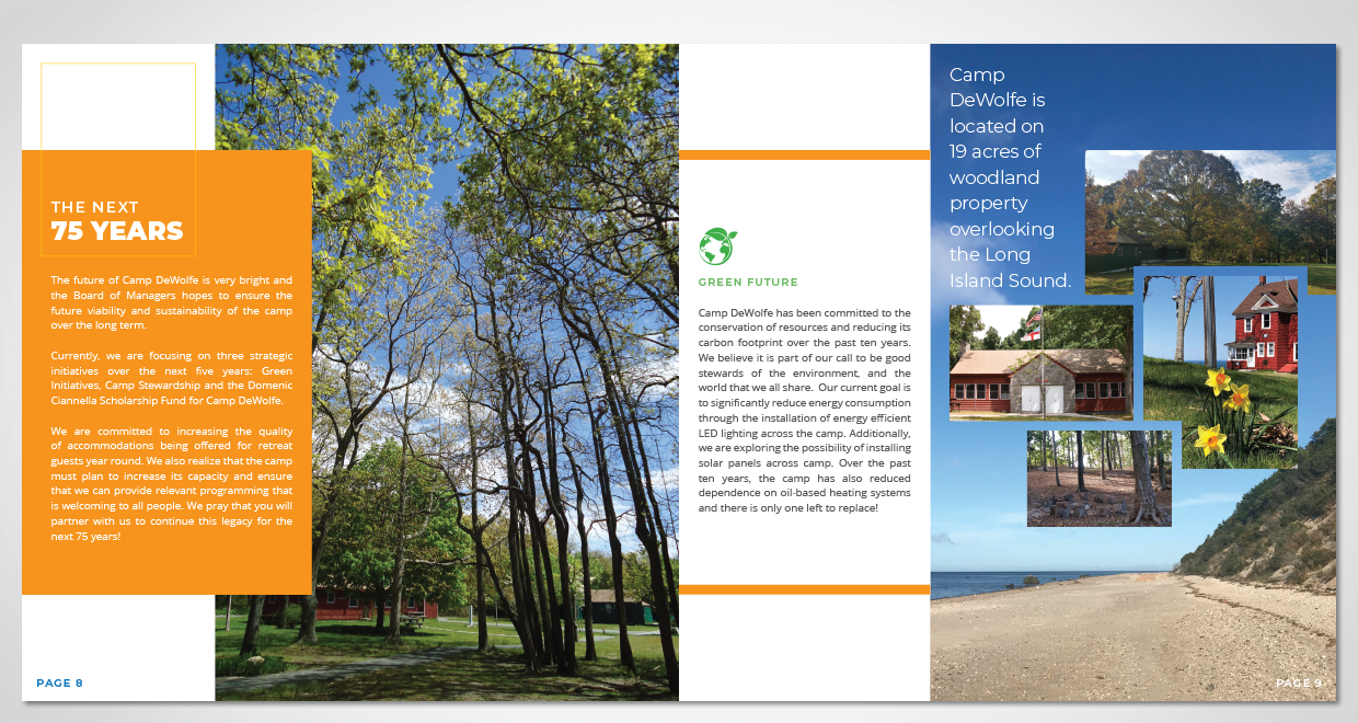 Camp DeWolfe 75th Anniversary Brochure