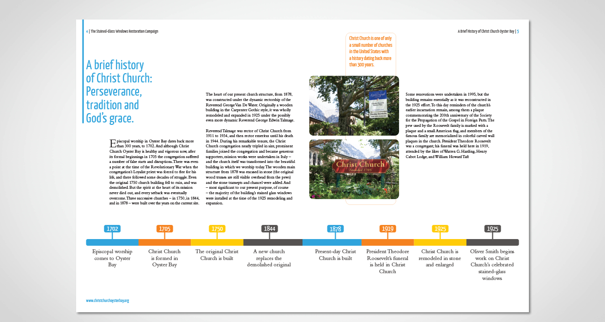 Christ Church Oyster Bay Capital Campaign Brochure