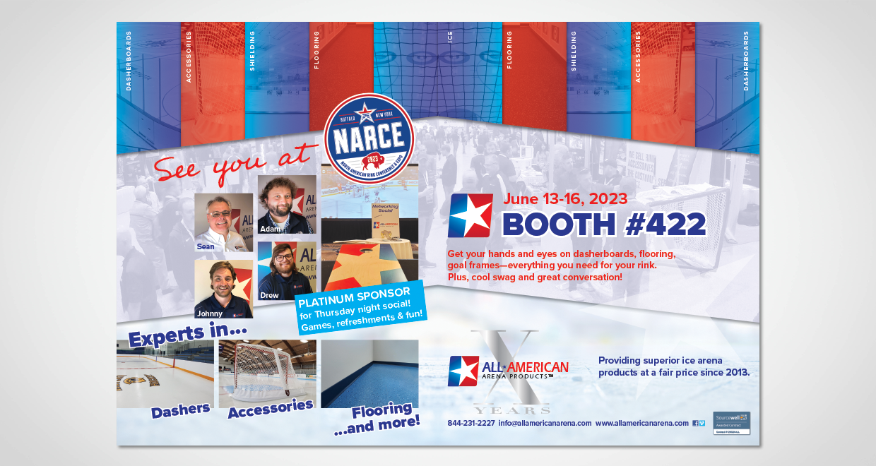 All-American Arena Products Ads