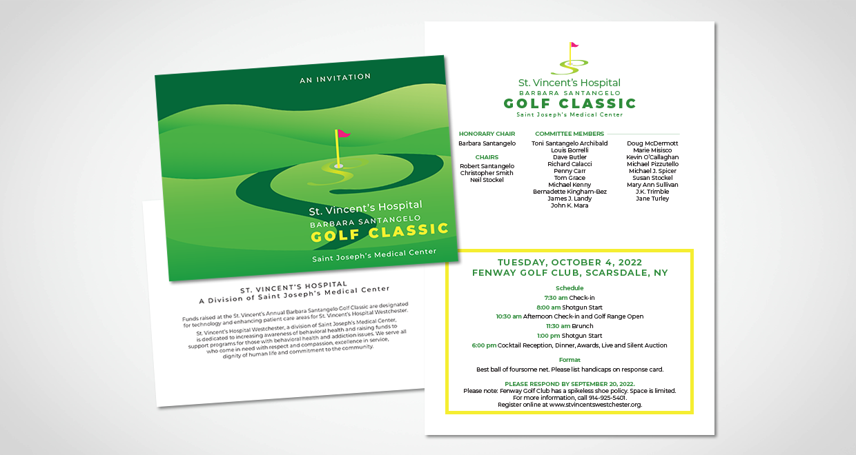 St. Vincent's Hospital Barbara Santangelo Golf Classic Invitation