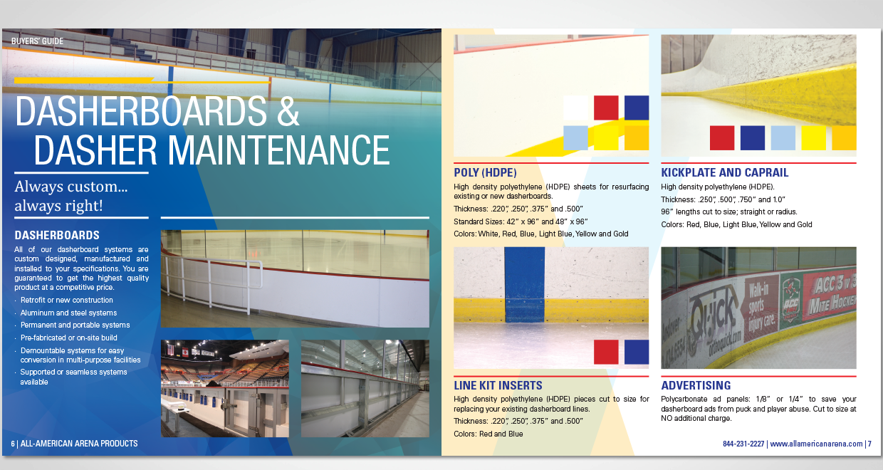 All-American Arena Products Product Catalog