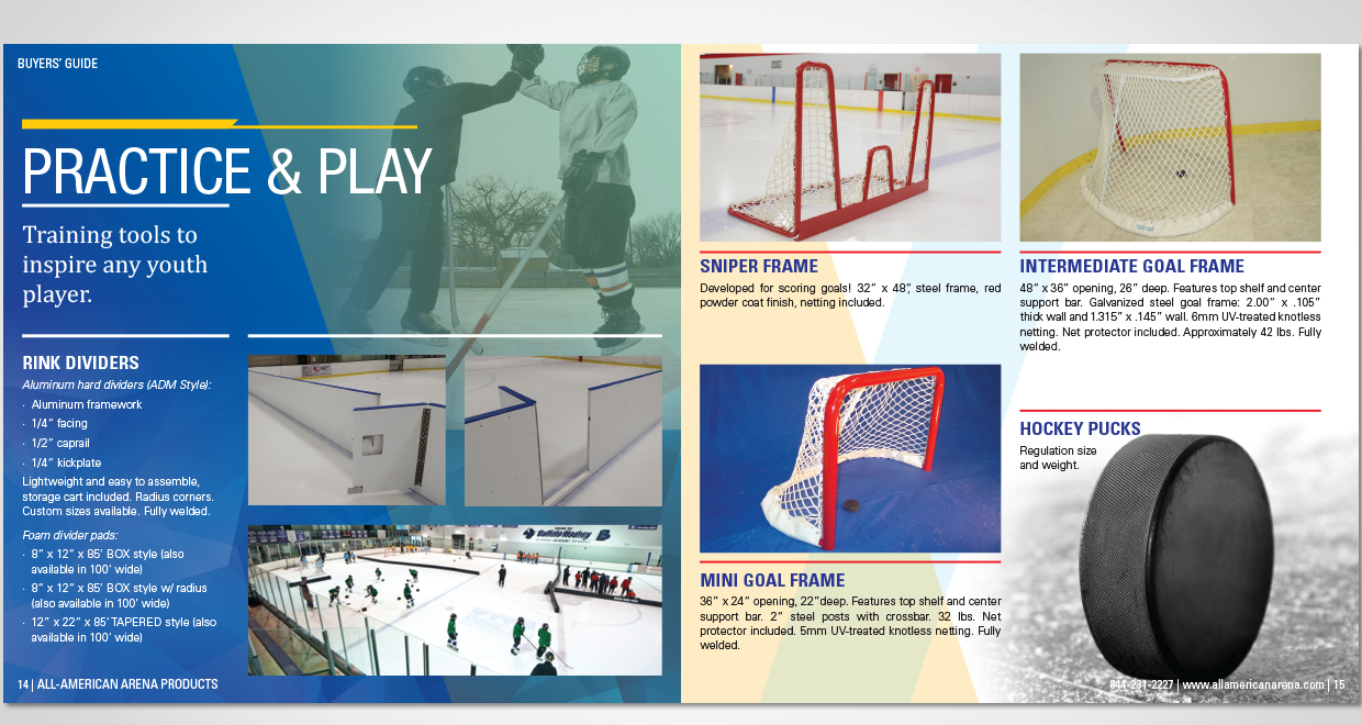 All-American Arena Products Product Catalog