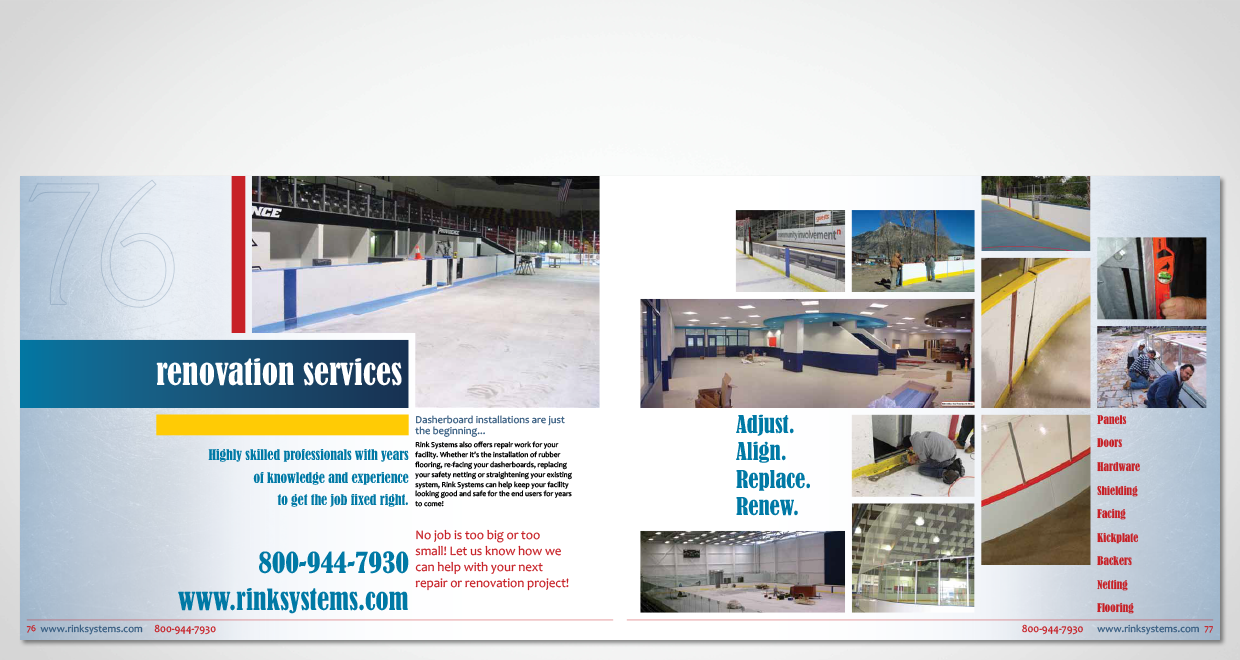 Rink Systems Product Catalog