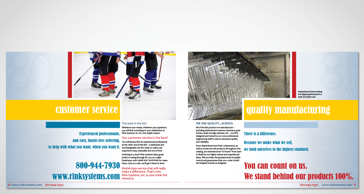 Rink Systems Product Catalog