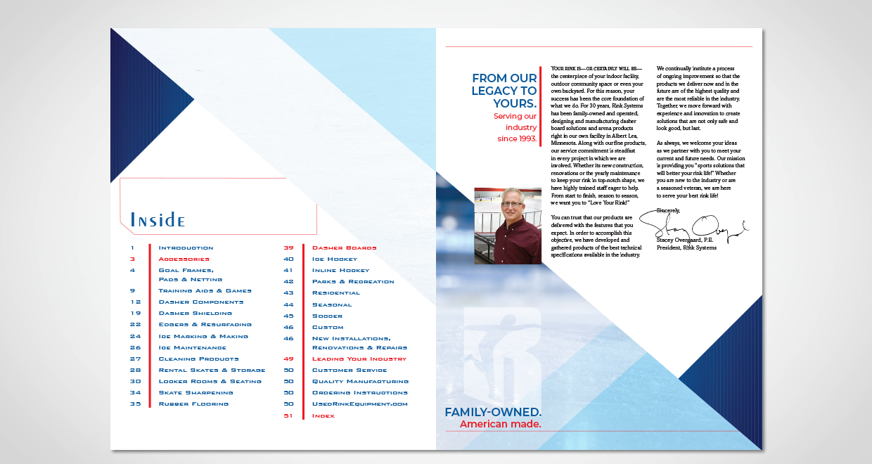 Rink Systems Product Catalog